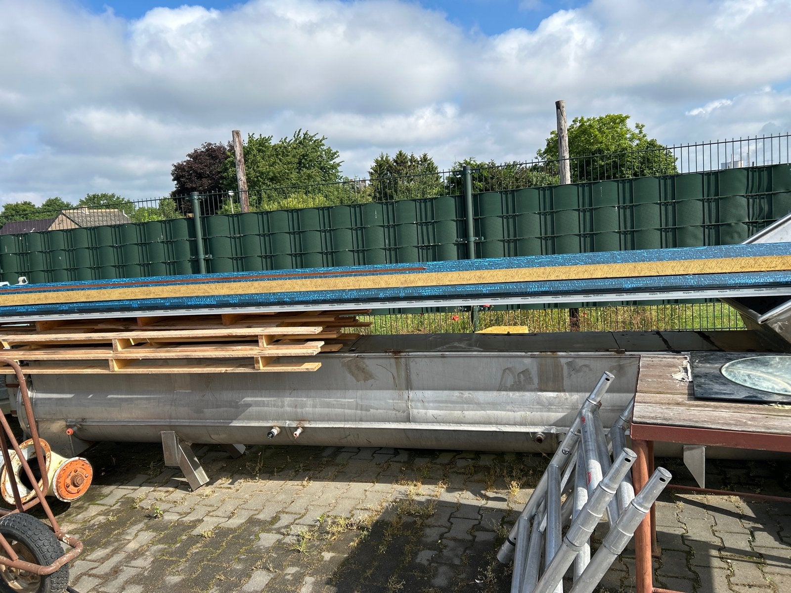 isolatieplaten sandwich platen, Ophalen of Verzenden, Gebruikt, Rolsteiger of Kamersteiger, 5 meter of hoger