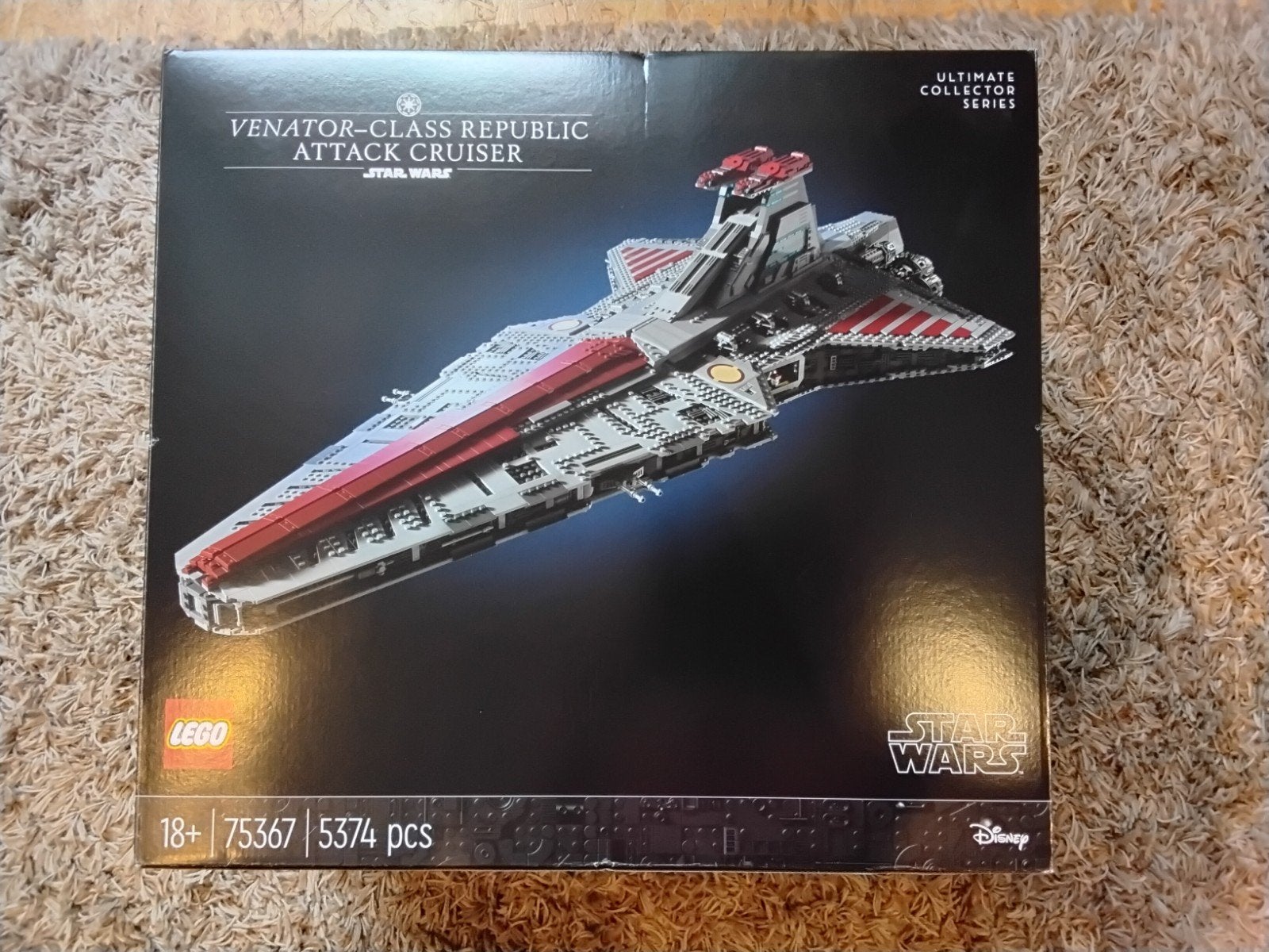 LEGO star wars venator-class republic attack cruiser, Kinderen en Baby's, Speelgoed | Duplo en Lego, Ophalen of Verzenden, Zo goed als nieuw