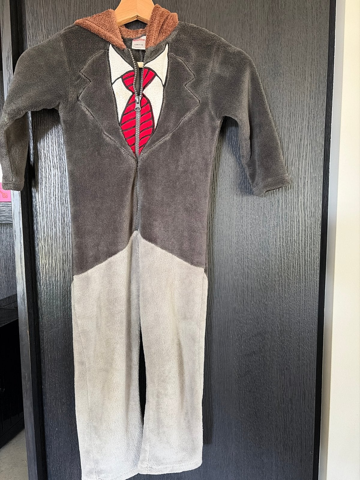 Efteling Boze Wolf Onesie - Maat 104/110, Ophalen of Verzenden, Gebruikt, 110 t/m 116, Jongen of Meisje