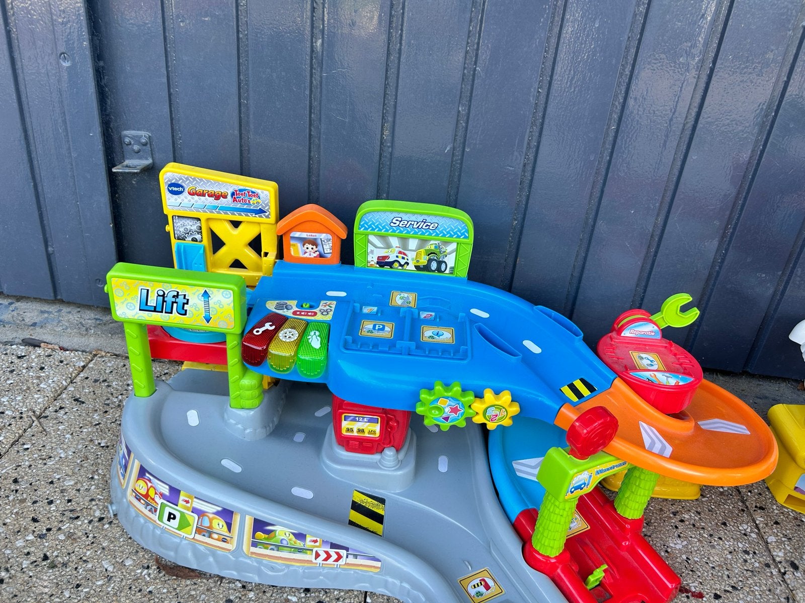 VTech Toet Toet Auto's, Garage en Baandelen Set, Ophalen, Gebruikt