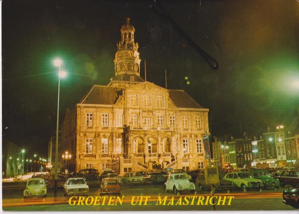 Groeten uit Maastricht met auto's Opel Kadett B / C, Ophalen of Verzenden, 1960 tot 1980, Ongelopen, Limburg