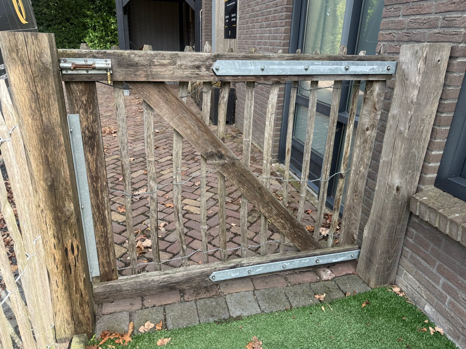 50 meter schapenhekwerk 120cm hoog met 3 poorten 1 meter bre, Tuin en Terras, Tuinhekken en Hekwerk, Ophalen, Met poort, Gebruikt