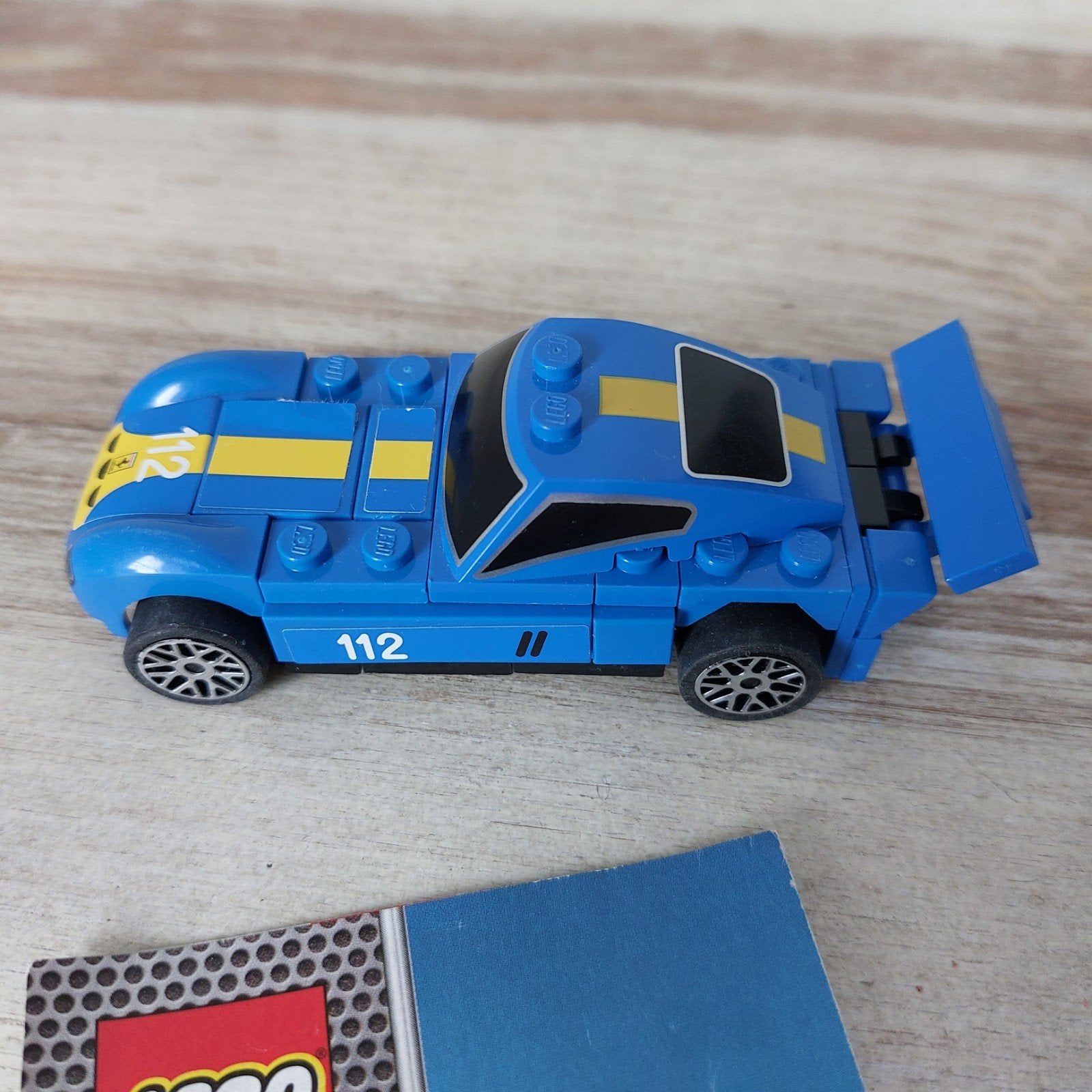 Lego Speed Champions Blauwe Raceauto 40192 met instructie, Ophalen of Verzenden, Zo goed als nieuw, Overige merken