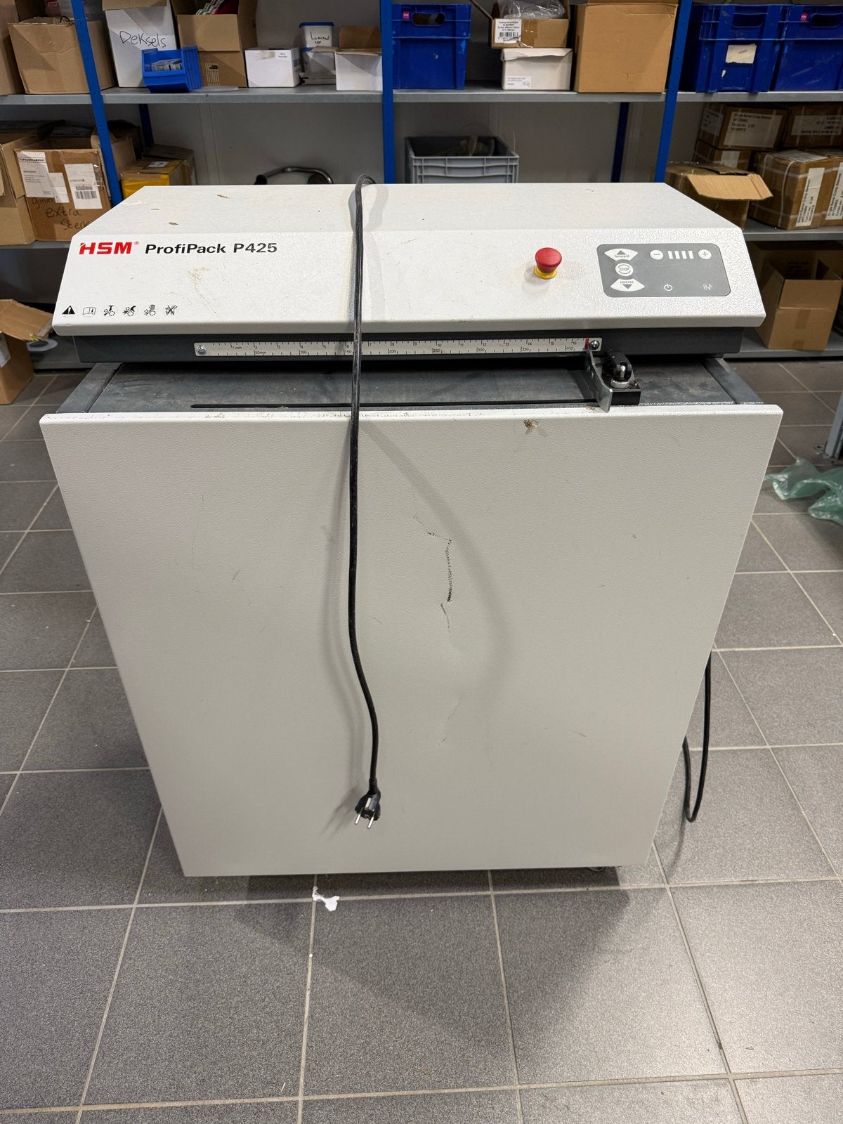 HSM ProfiPack P425 Kartonvernietiger, Doe-het-zelf en Verbouw, Ophalen, 100 cm of meer, 60 cm of meer, 50 cm of meer