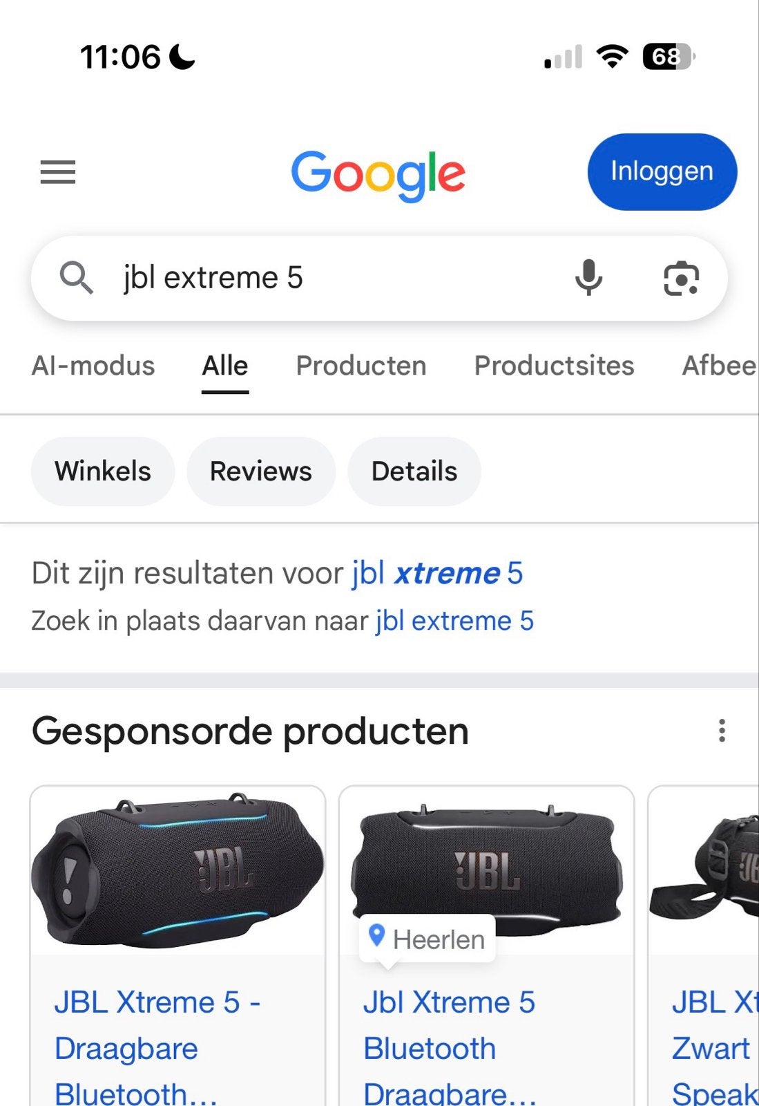 JBL Xtreme5 gezocht, Ophalen of Verzenden, Nieuw, Overige typen, JBL