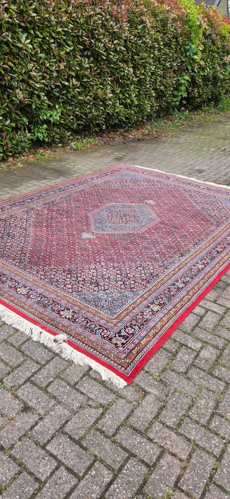 Prachtig mega groot XXL handgeknoopt Perzisch tapijt 350x250, Perzisch, 200 cm of meer, Ophalen of Verzenden, Zo goed als nieuw