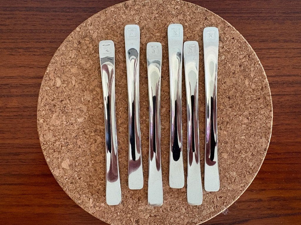 Nespresso Koffielepeltje/Roerstaaf Cappuccino Lungo Espresso, Nieuw, Ophalen of Verzenden, Glas, Overige stijlen