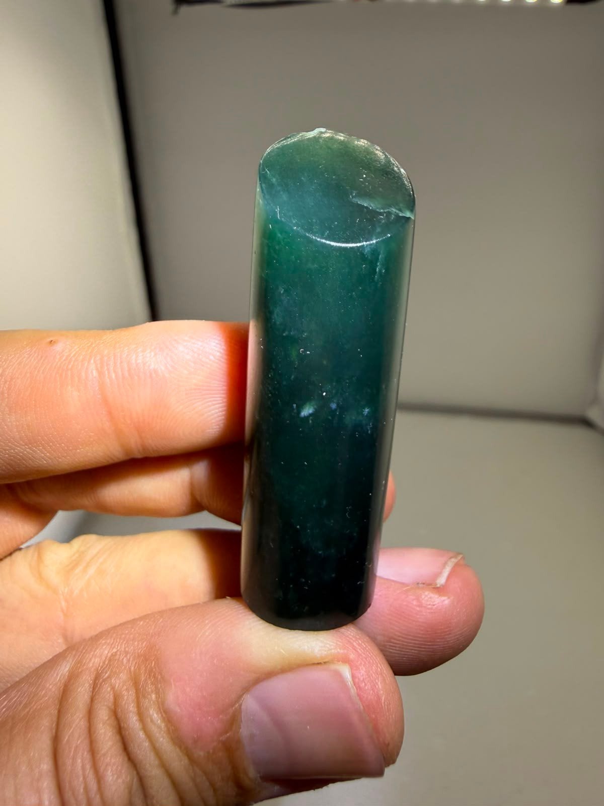 Nephriet Jade Hanger N755 - 18g, 65x13x13mm, Overige voorstellingen, Onbekend, Nieuw, Ophalen of Verzenden