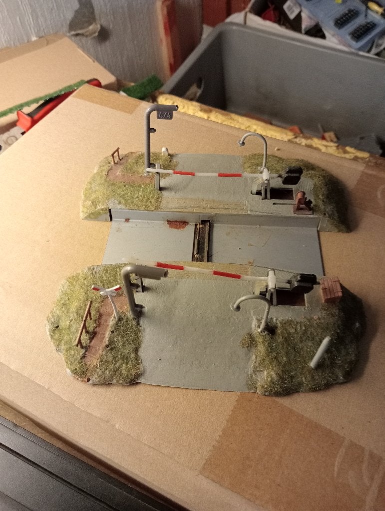 modeltrein overweg HO, Ophalen, Gebruikt, Gelijkstroom of Wisselstroom, Brug, Tunnel of Gebouw