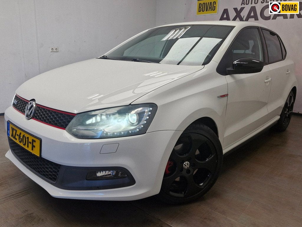 Volkswagen Polo 1.4 TSI GTI AUTOMAAT ! ABC UITLAAT ! NAVIGAT, Euro 5, 4 cilinders, Wit, 630 kg