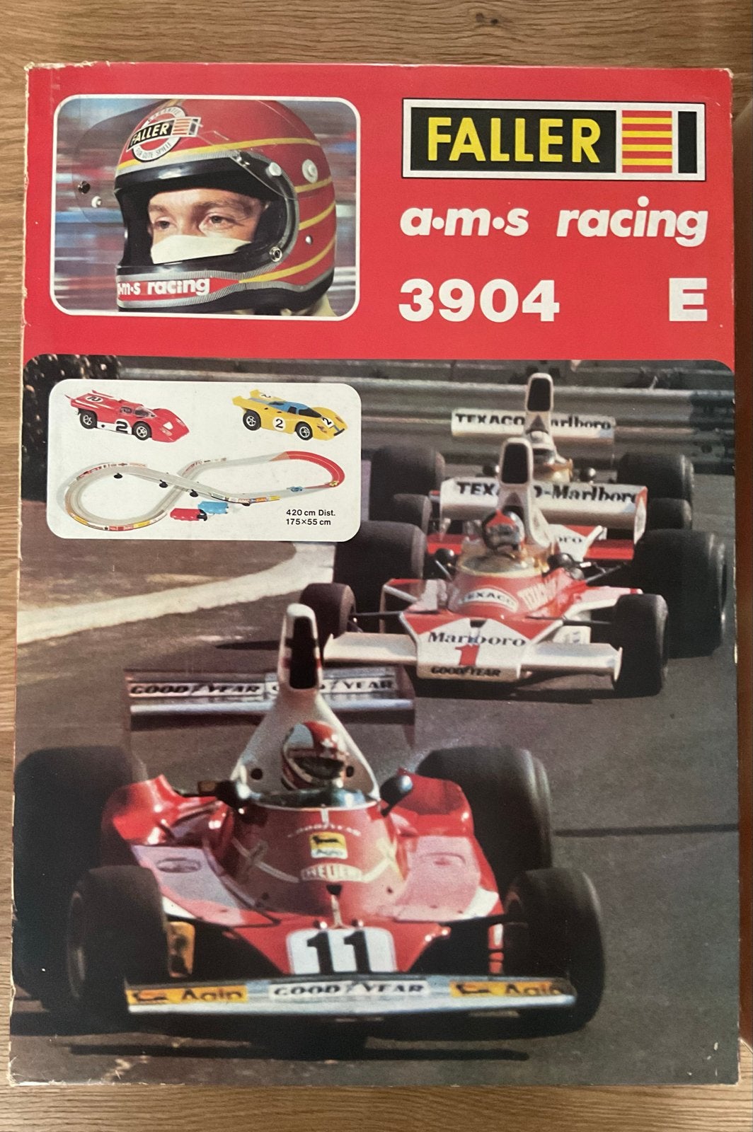 Faller AMS Racing 3904 E Racebaan met extra's, Zelf te bouwen, Elektrisch, Ophalen, Overige merken