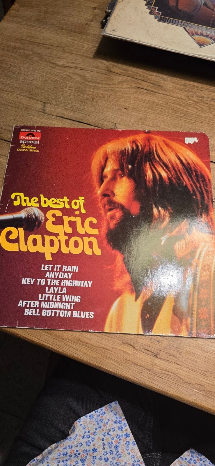 The Best of Eric Clapton LP - Classic Rock Vinyl, LP, Gebruikt, Ophalen of Verzenden, Classic Rock
