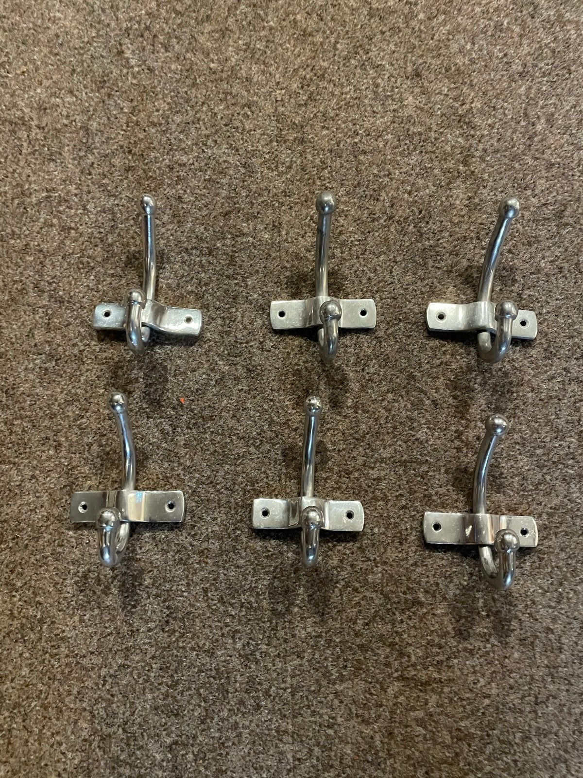 Design wandhaken (kapstok) | 6 stuks, Ophalen, Gebruikt, Wandhaken, Minder dan 100 cm