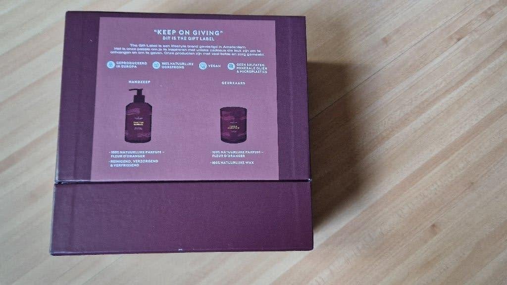 cadeauset van The Gift Label, Sieraden, Tassen en Uiterlijk, Uiterlijk | Lichaamsverzorging, Ophalen, Nieuw, Overige typen