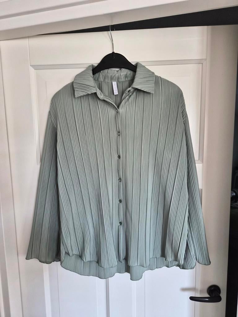 AMISU geplooide blouse - Maat L, Maat 42/44 (L), Ophalen of Verzenden, Zo goed als nieuw, AMISU