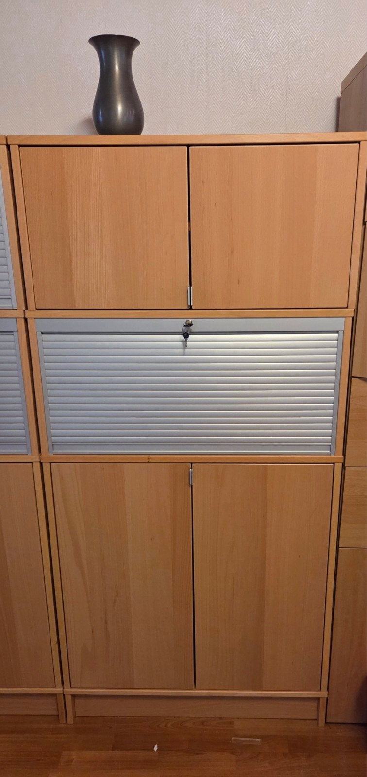 Ikea Besta kast met rolluik en deuren, Modern, Functioneel, 50 tot 100 cm, 150 tot 200 cm, 25 tot 50 cm