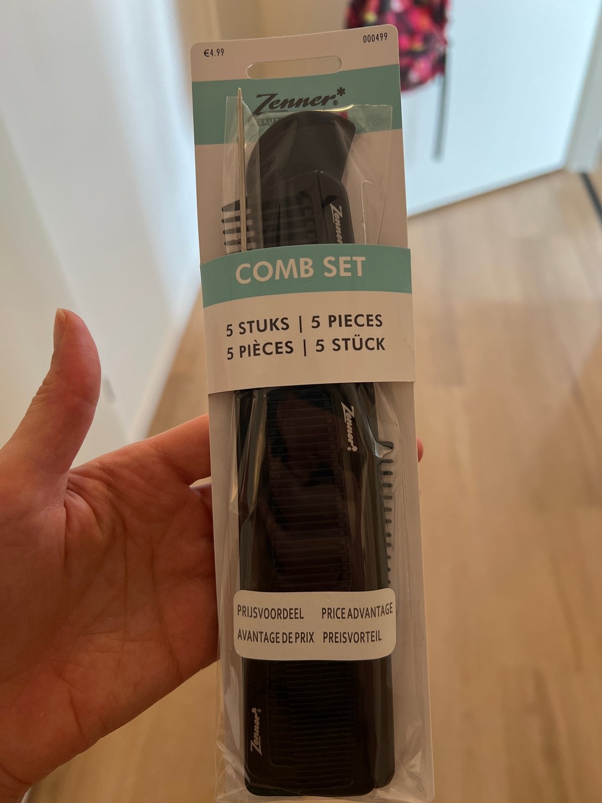 Zenner Kammen Set - 5 stuks nieuw in verpakking, Ophalen, Nieuw, Kam of Borstel