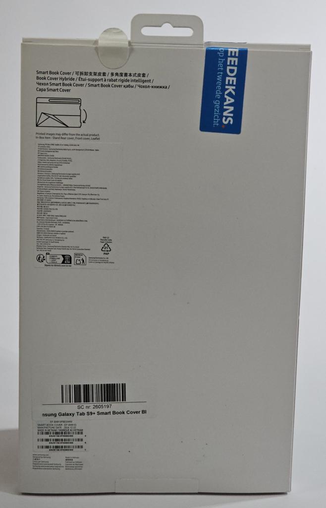Samsung Tab S10+/S9+/S9 FE+ Book Cover - Zwart | Retourdeal, Ophalen of Verzenden, Zo goed als nieuw, Samsung, Tab S10+/S9+/S9 FE+