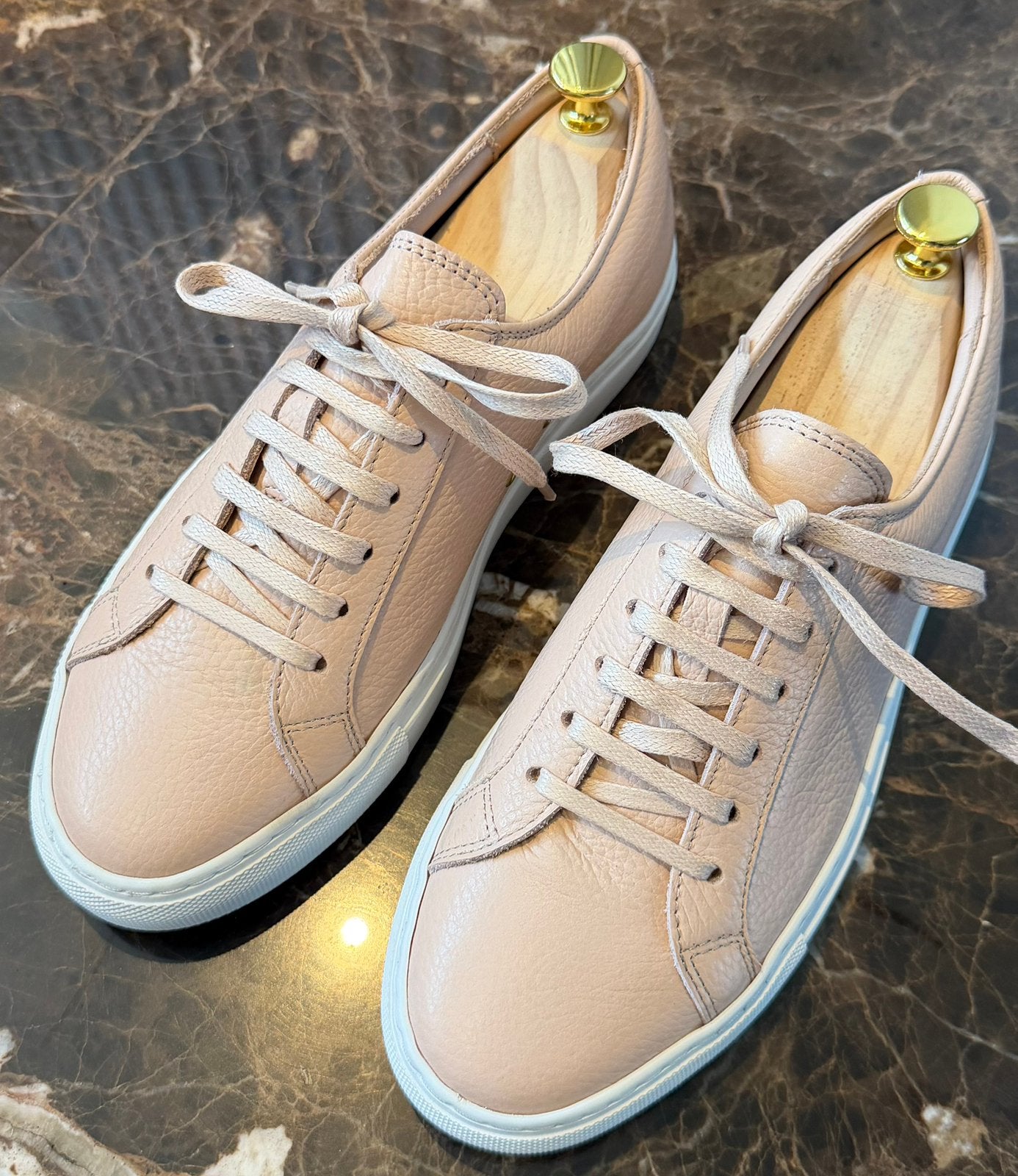 Nieuw! Aurélien Dames Sneakers in Lichtroze Leer maat 40, Nieuw, Ophalen of Verzenden, Sneakers of Gympen, Roze