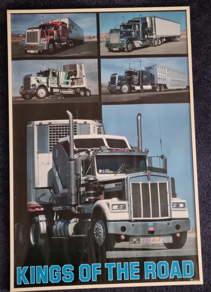 Kings of the Road - Vrachtwagen Posters, Ophalen of Verzenden, Zo goed als nieuw, Algemeen, Onbekend