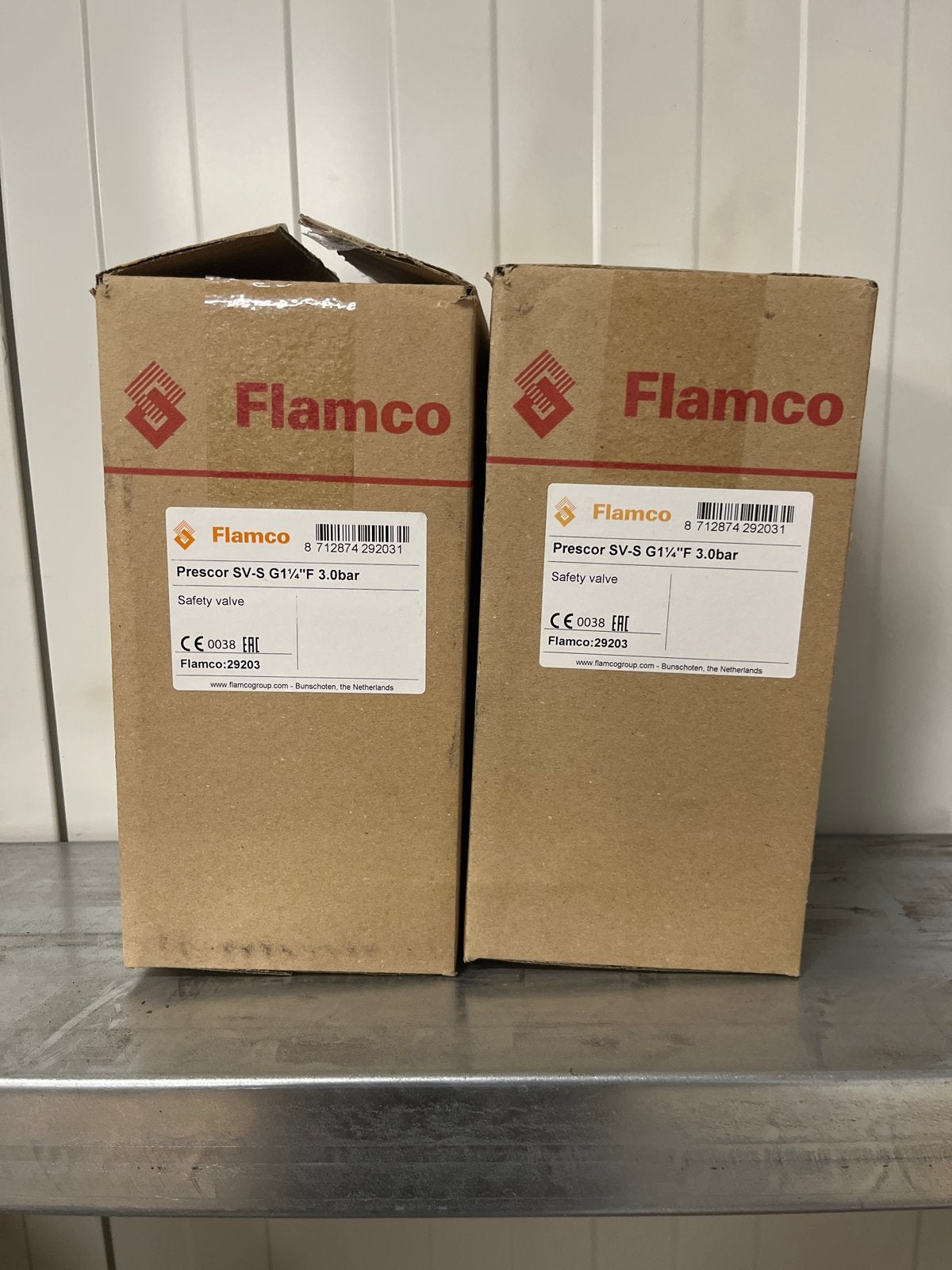 Flamco Prescor SV-S G1½"F 3.0bar Veiligheidsklep, Doe-het-zelf en Verbouw, Sanitair, Verzenden, Nieuw, Koper, Overige typen