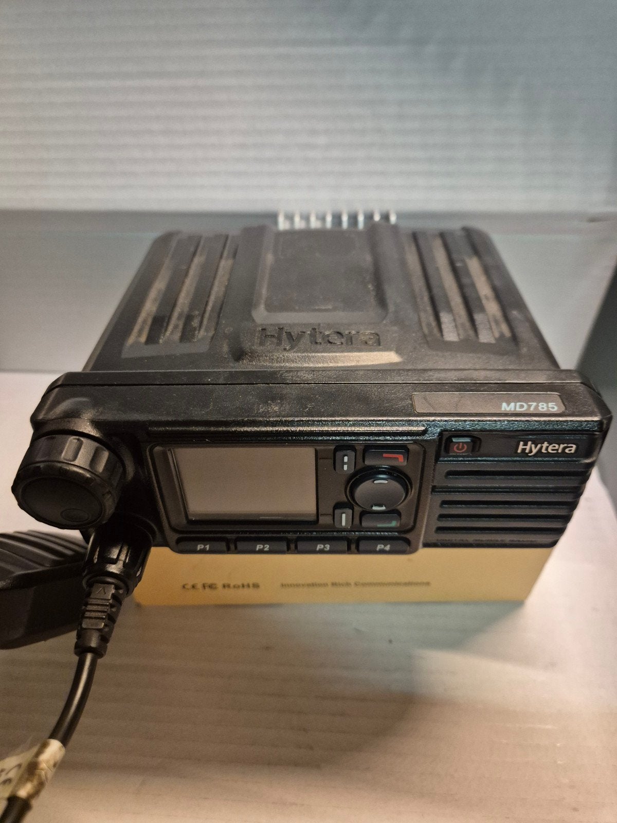 Hytera MD785 UHF DMR Mobilofoon - Digitale Mobiele Radio, Ophalen of Verzenden, Gebruikt, 15 km of meer, Portofoon of Walkie-talkie