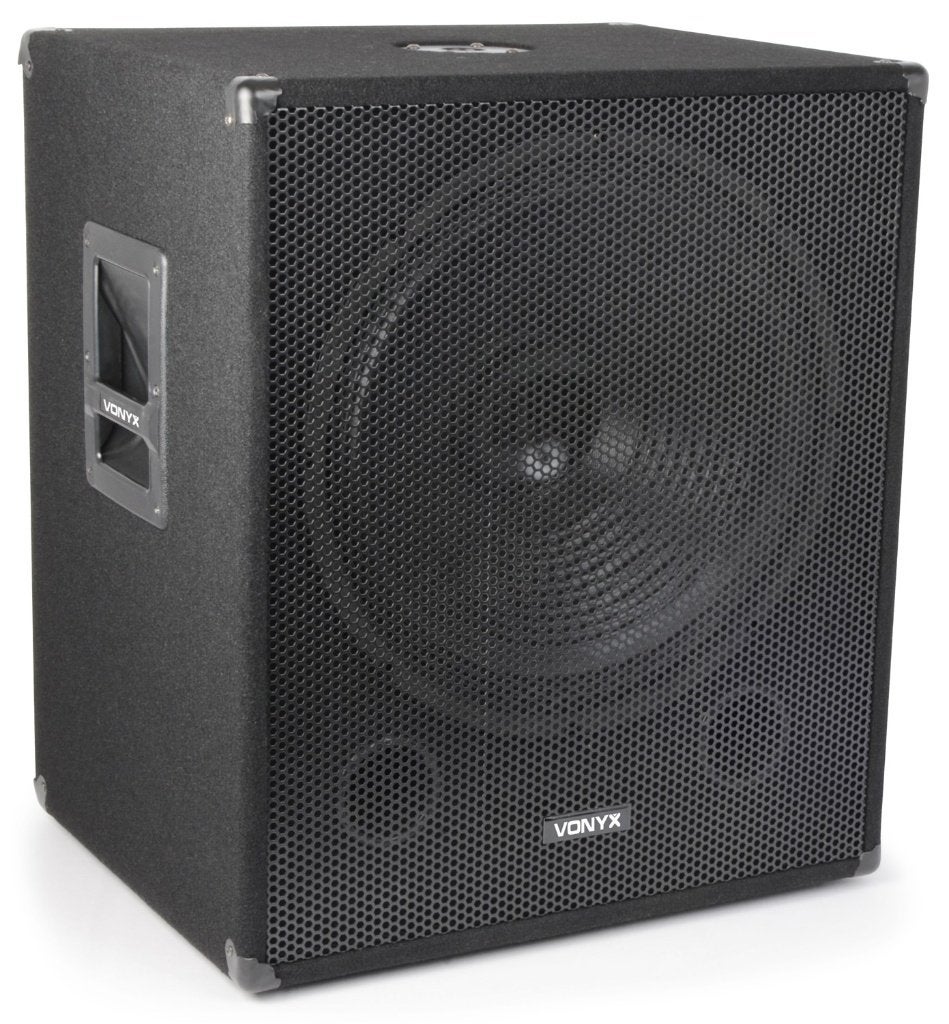 Luidspreker Sub actief 18 inch 500 Watt + 2x250 Watt, Audio, Tv en Foto, Luidsprekers, Subwoofer, Vonyx, Nieuw, Ophalen of Verzenden