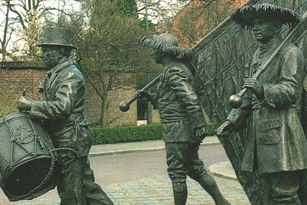 993134 Gemert De Rooi en de Grûn skut, zegel Elfstedentocht, Verzamelen, Ansichtkaarten | Nederland, Ophalen of Verzenden, 1980 tot heden
