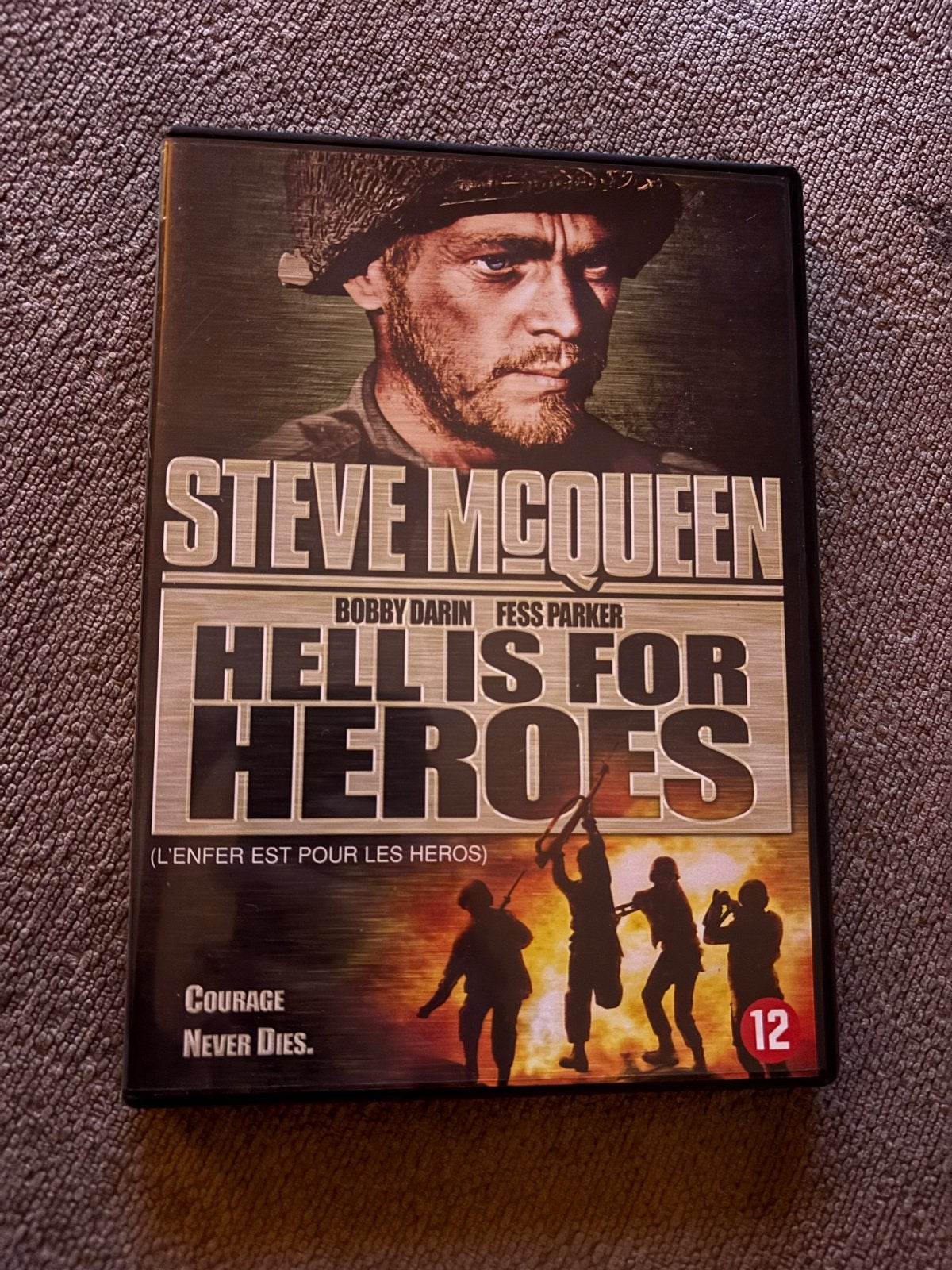 Hell is for Heroes - Steve McQueen (DVD), Nederlands, Ophalen of Verzenden, Oorlog, Vanaf 12 jaar
