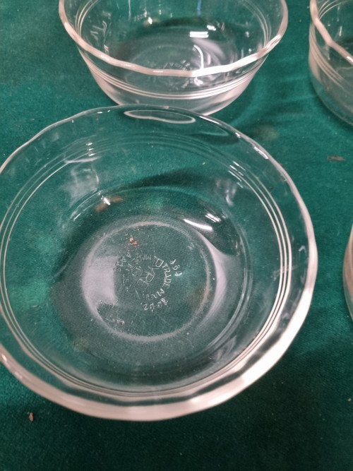 schaaltjes pyrex vier stuks, Ophalen of Verzenden, 'T Olde Gre-j, Info@toldegrej.nl, Endepoelstraat 20f Didam