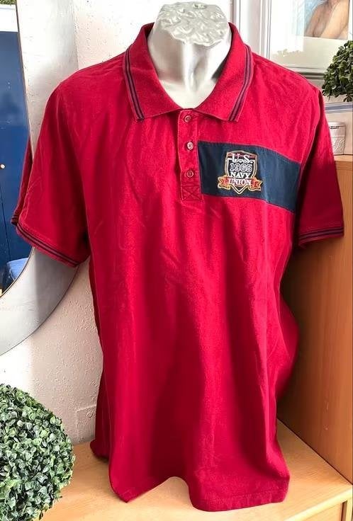 Livergy rode polo maat 4XL[68/70]