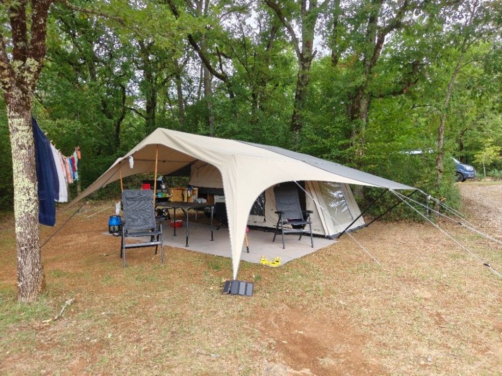 Vouwwagen Lazy Jack Campooz, Caravans en Kamperen, Ophalen, Beige, Aanwezig, Campooz