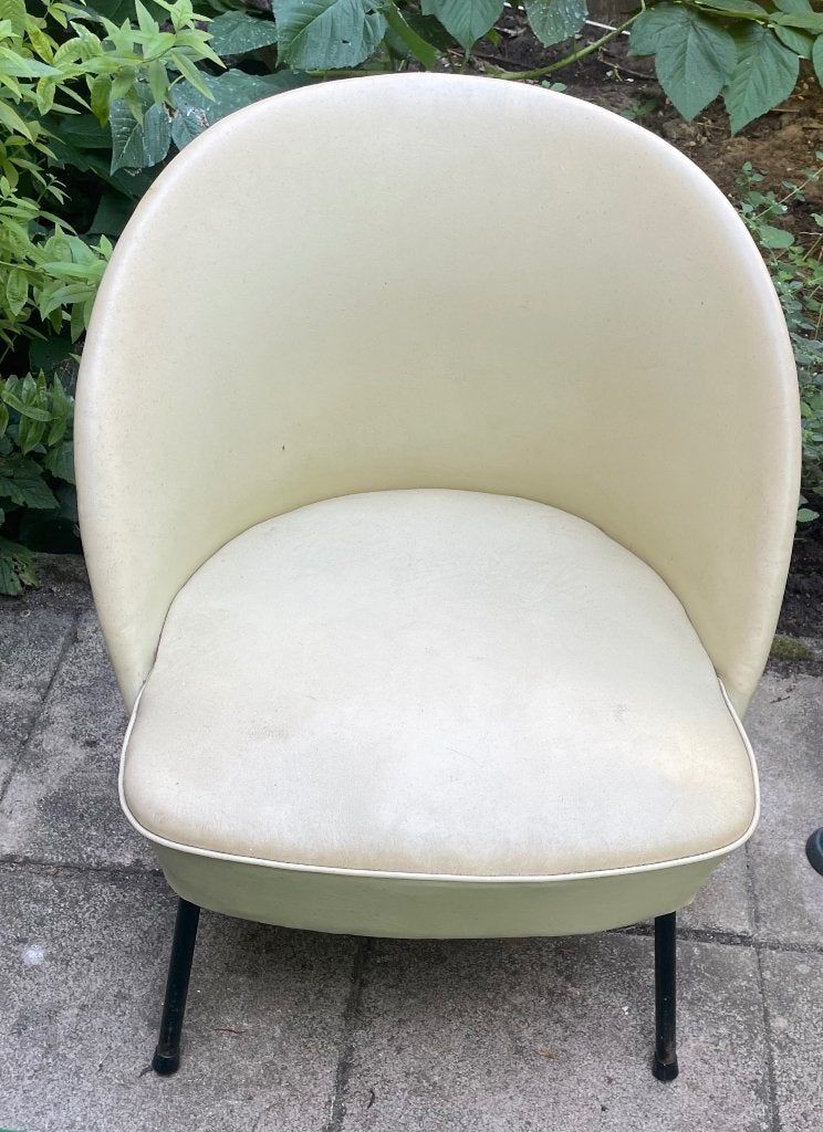 Vintage fauteuil jaren 60/70, Huis en Inrichting, Fauteuils, Ophalen, Gebruikt, 75 tot 100 cm, 50 tot 75 cm