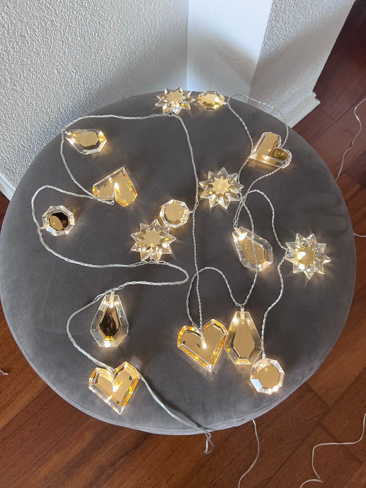 IKEA STRÅLA LED-lichtslinger met 16 lampjes, Met schakelaar, Kunststof, Meerkleurig, Zo goed als nieuw