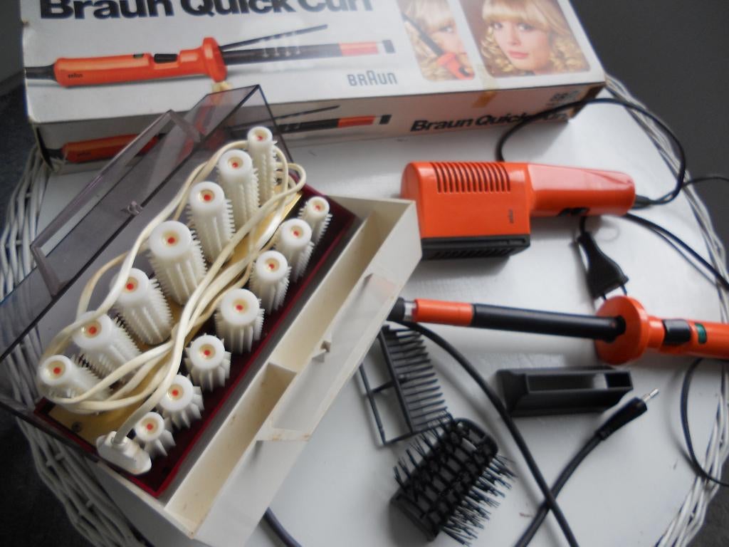 retro elektrische föhn krultang rollers enz., Ophalen of Verzenden, Persoonlijke verzorging