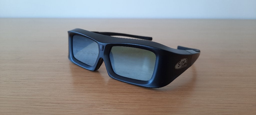 SIM2 actieve 3D-brillen met infrarood (IR) synchronisatie, Ophalen of Verzenden, Gebruikt