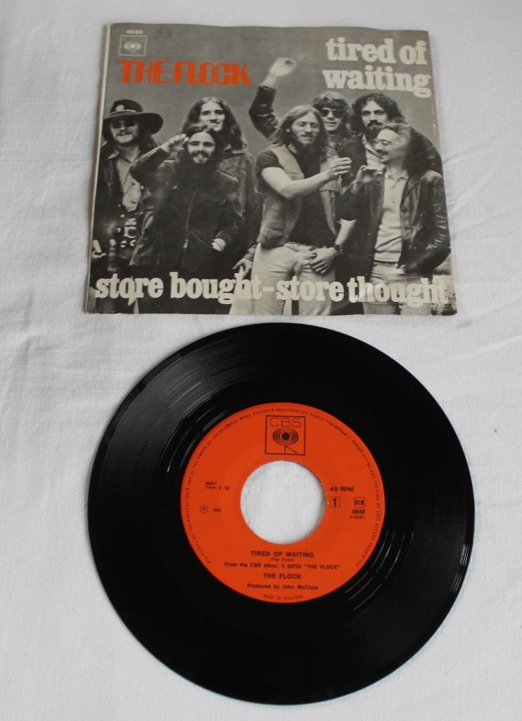 the flock - tired of waiting, Gebruikt, 7 inch, Single, Ophalen of Verzenden