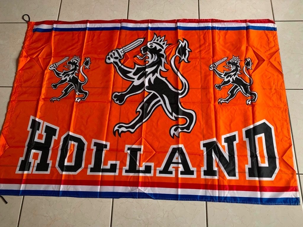 Oranje HOLLAND VLAG VOOR WK VOETBAL, Diversen, Ophalen of Verzenden, Nieuw