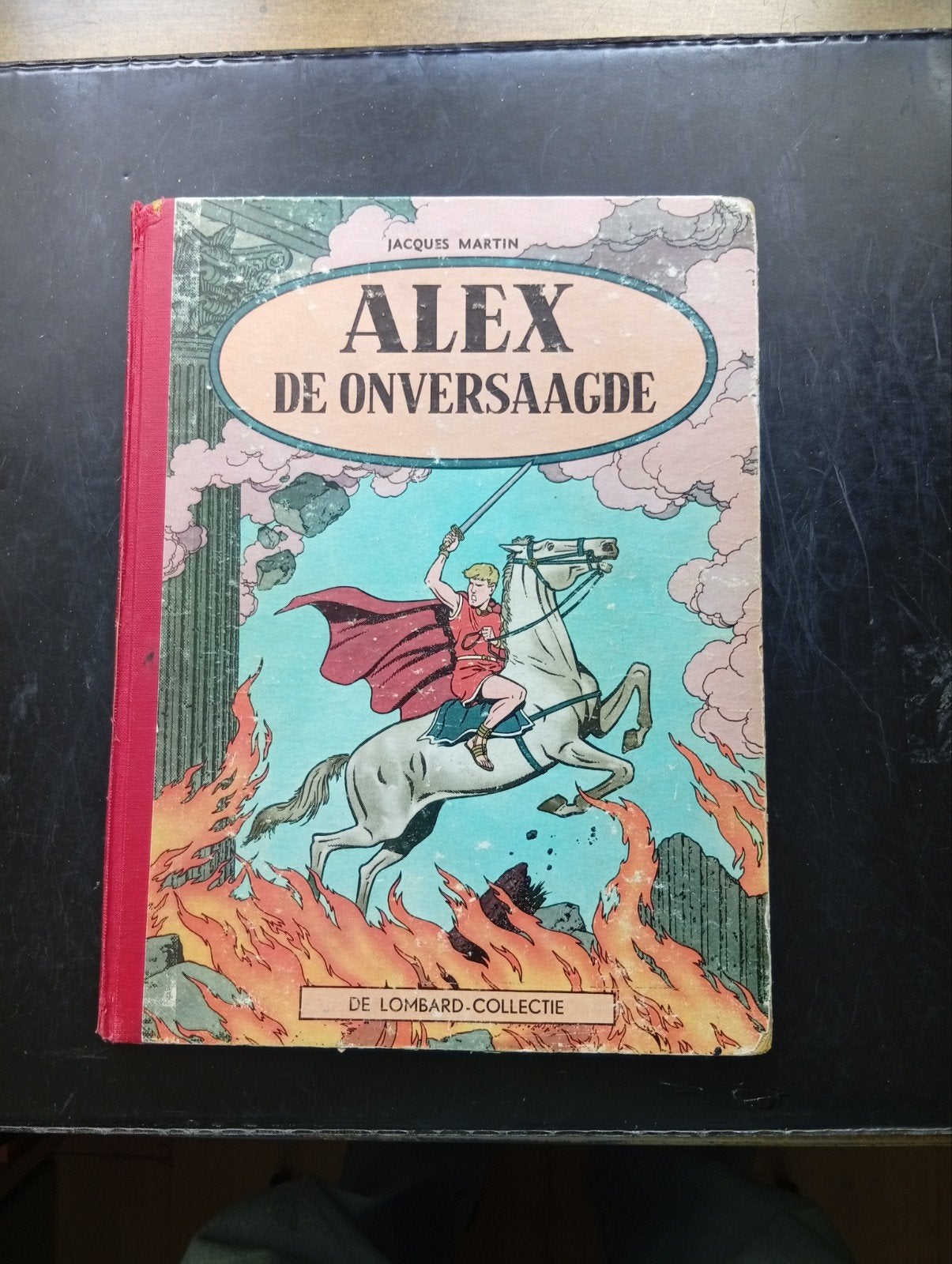 Alex de Onversaagde door Jacques Martin, Hardcover uit 1956!, Eén stripboek, Ophalen of Verzenden, Gelezen