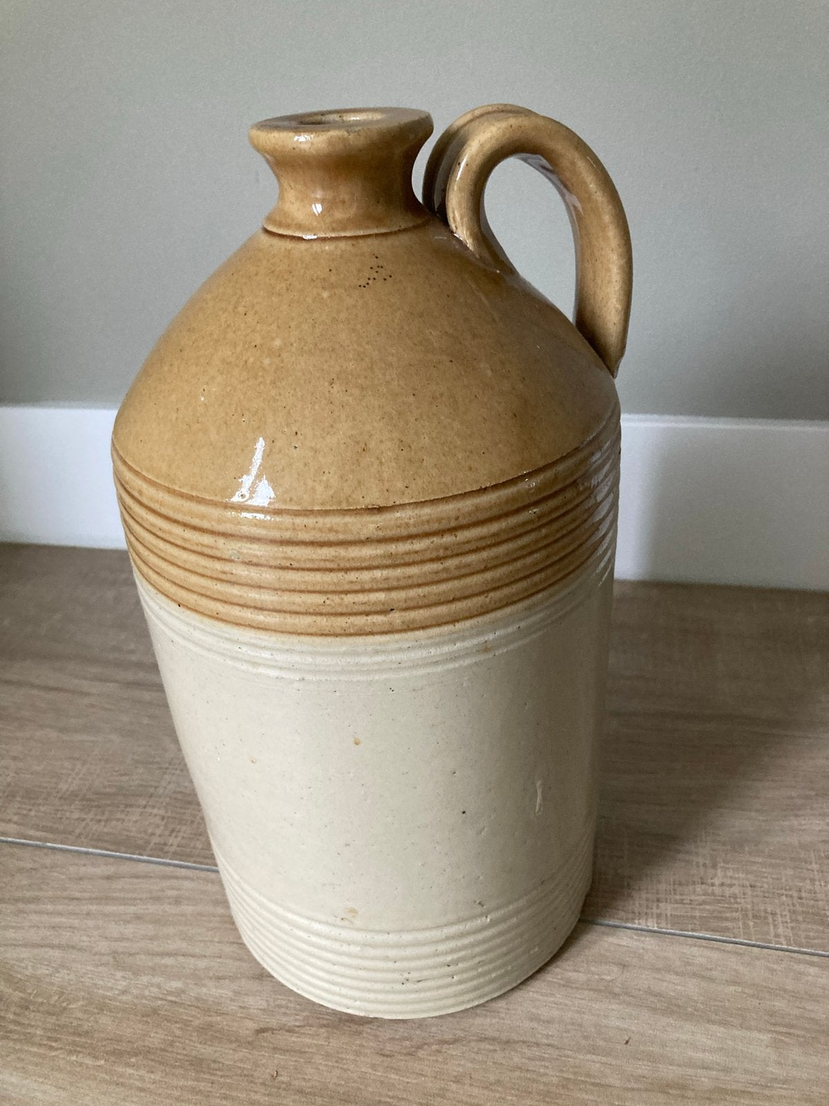 Oude aardewerken pot, meer dan 40 jaar oud, 35 cm hoog, Ophalen of Verzenden