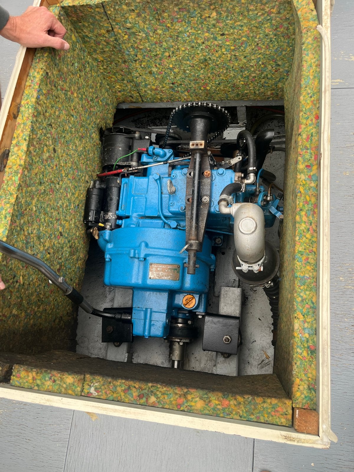 Yanmar YSE8 Scheepsdieselmotor, Ophalen, Gebruikt, Motor en Techniek