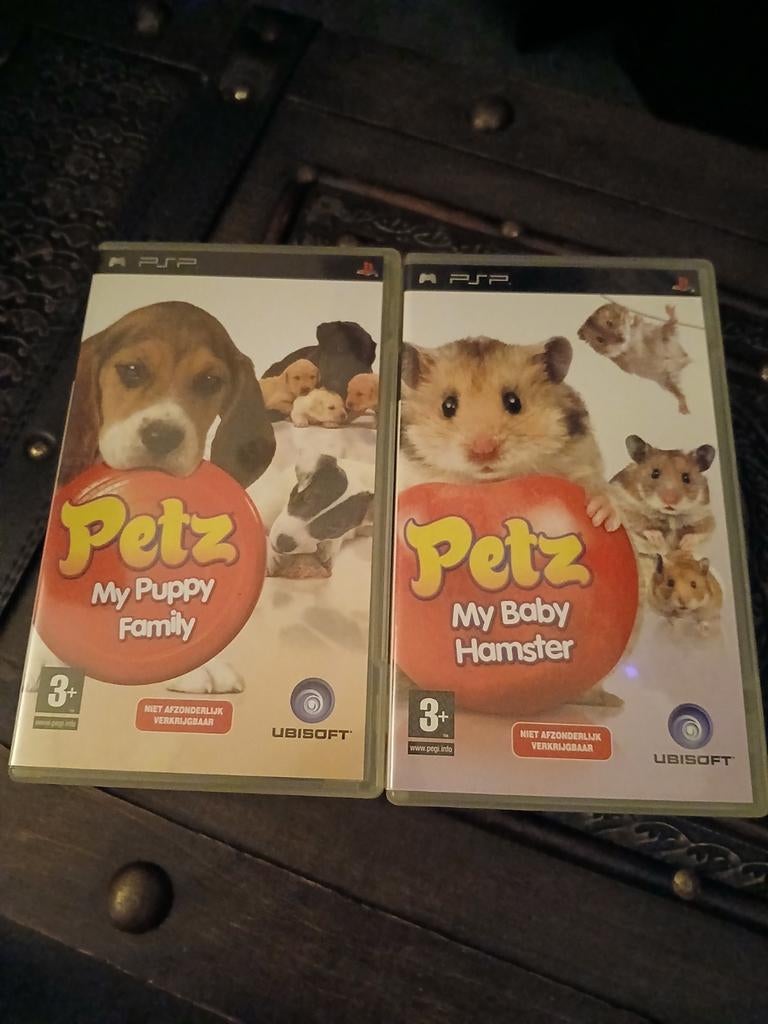 2 PSP games Petz: Puppy's en Hamster, Overige genres, 1 speler, Ophalen of Verzenden, Zo goed als nieuw