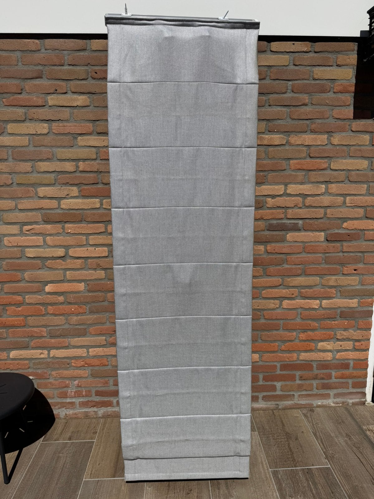 Nette grijze vouwgordijnen, Ophalen, Overige materialen, Gebruikt, Vouwgordijn