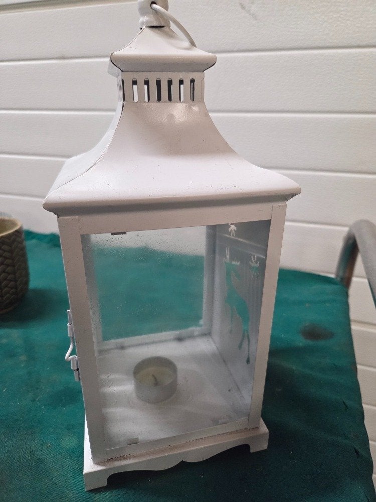 lantaarn wit voor waxine licht, Ophalen of Verzenden, 'T Olde Gre-j, Info@toldegrej.nl, Endepoelstraat 20f Didam