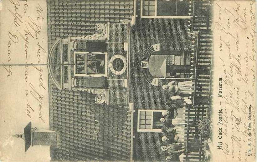 380-721-005 Marssum Het Oude Poortje, Verzenden, Voor 1920, Friesland