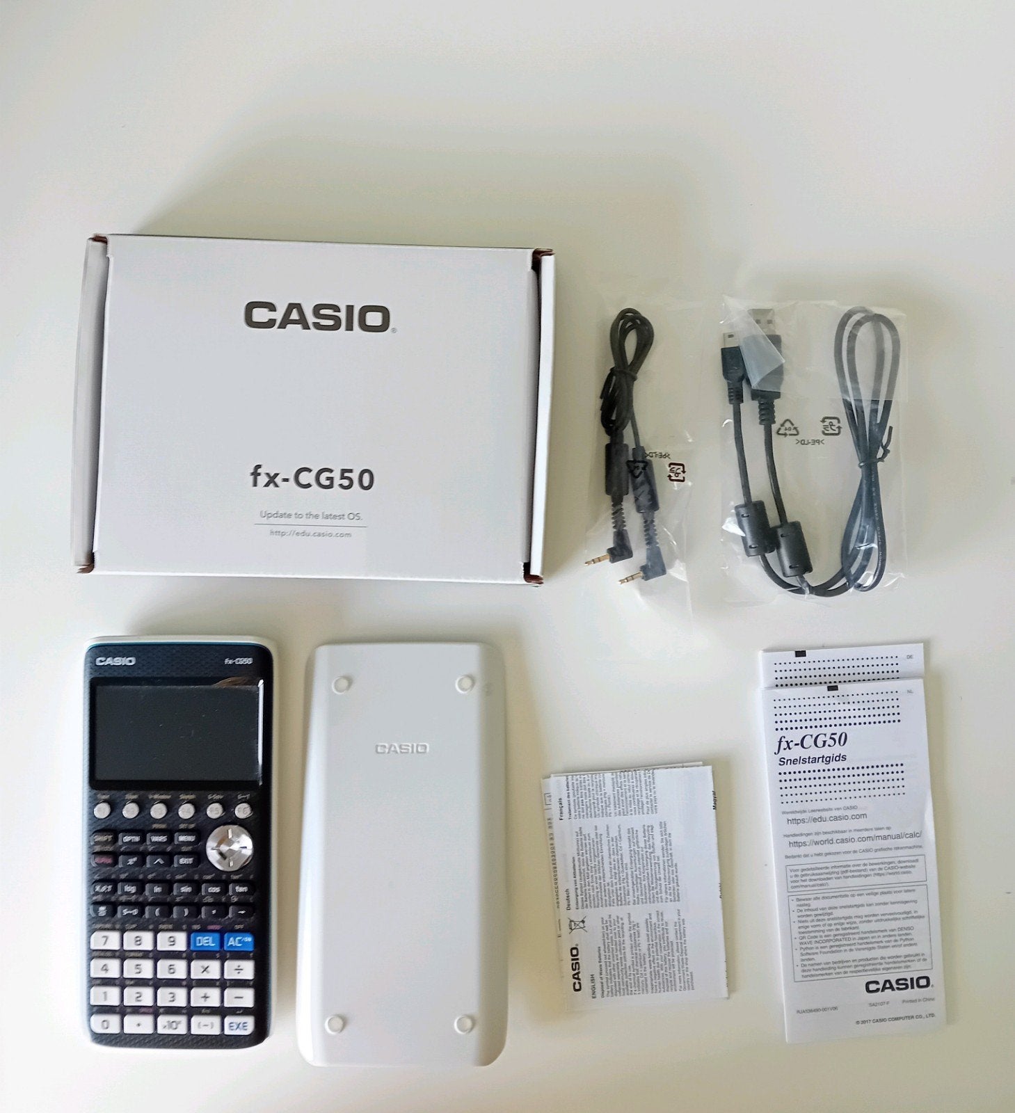 Casio fx-CG50 Grafische rekenmachine, Ophalen of Verzenden, Grafische rekenmachine, Zo goed als nieuw