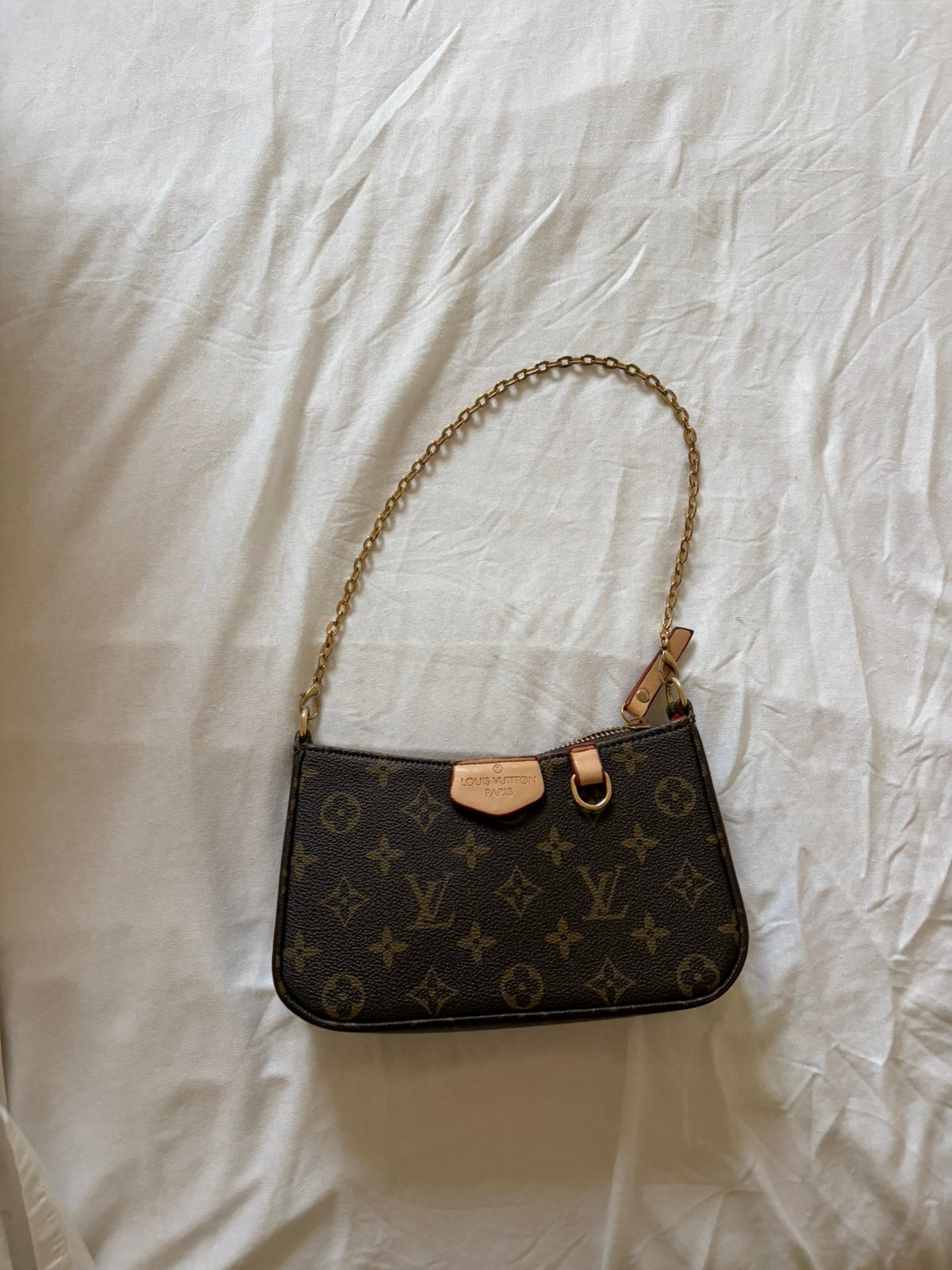 Louis vuitton tas, Ophalen, Zo goed als nieuw, Bruin, Schoudertasje