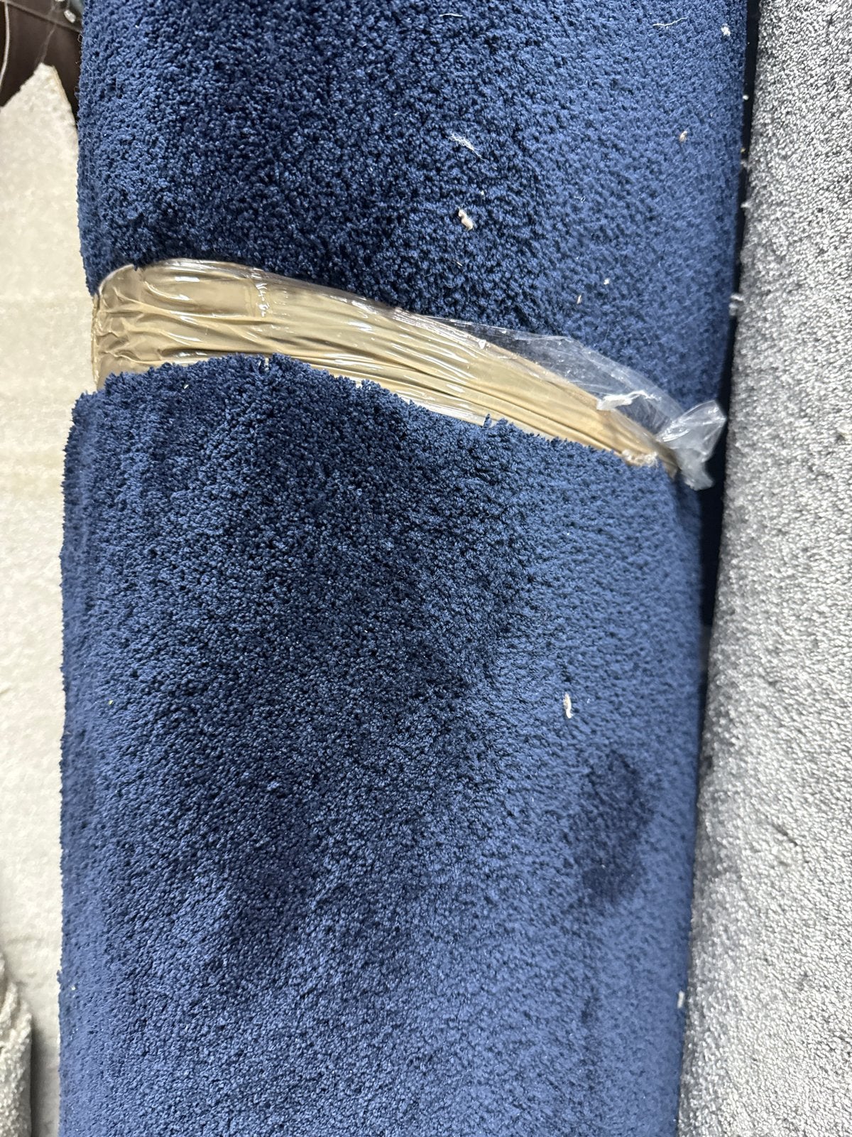 ‼️Nieuw Kobalt Blauw Langharig Tapijt op Rol 3.15x4m budget, Ophalen, Nieuw, Blauw
