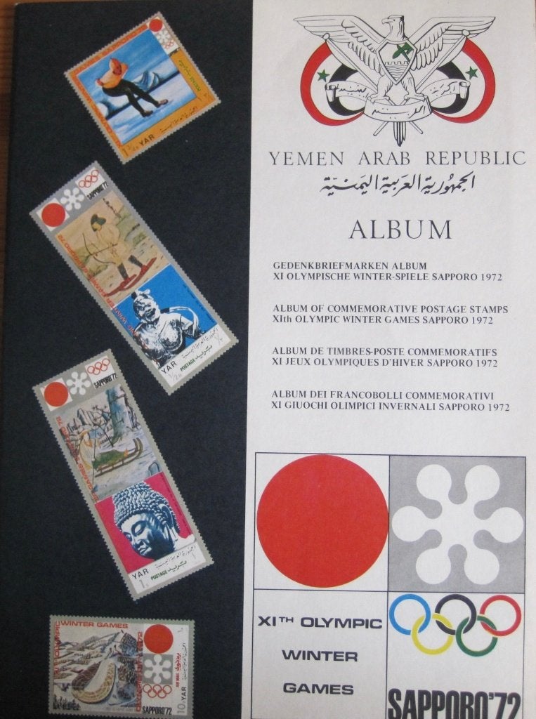 album met postzegels - Olympische Spelen Sapporo 1972, Ophalen of Verzenden, Buitenland