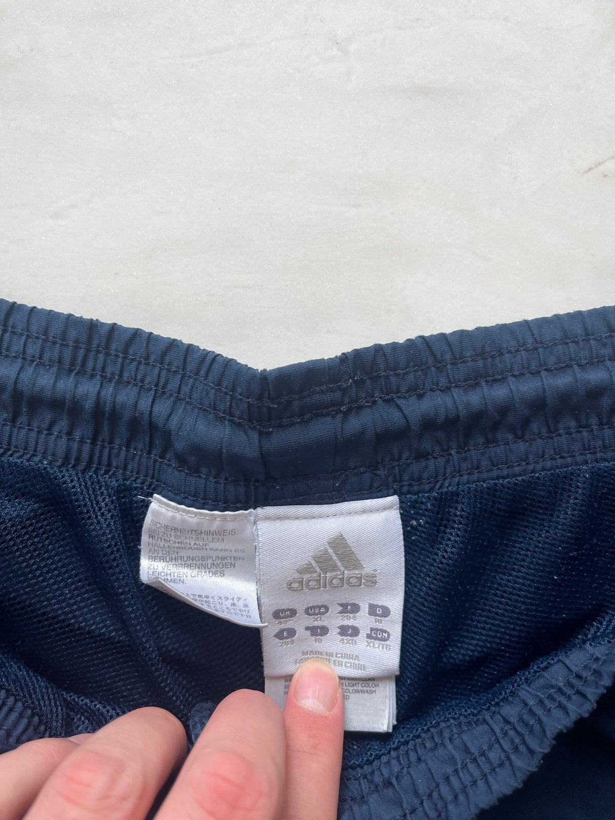 Adidas Chelsea trainingsbroek - Maat XL (VINTAGE), Ophalen of Verzenden, Gedragen, Blauw, Overige jeansmaten